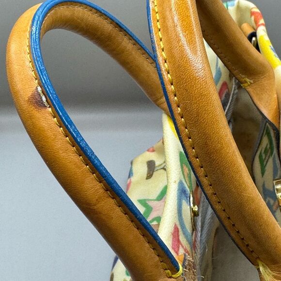 Dooney &  Bourke Y2K Graffiti Spell Out Purse Coated Canvas with Strap - Picture 8 of 9